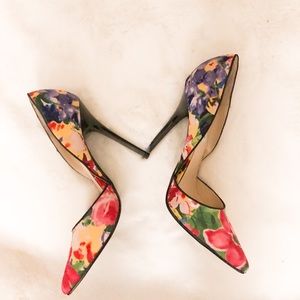 Steve Madden Stiletto floral pumps